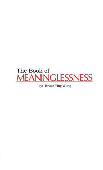 The Book of Meaninglessness