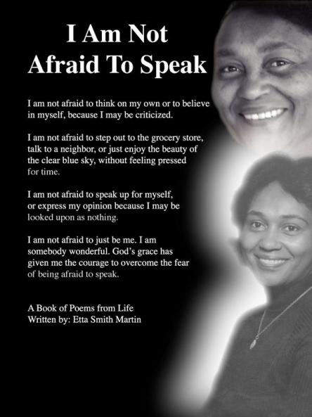 I Am Not Afraid to Speak