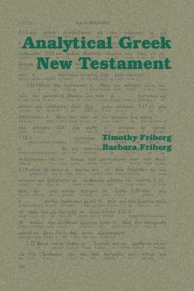 Analytical Greek New Testament