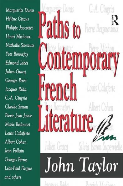 Paths to Contemporary French Literature