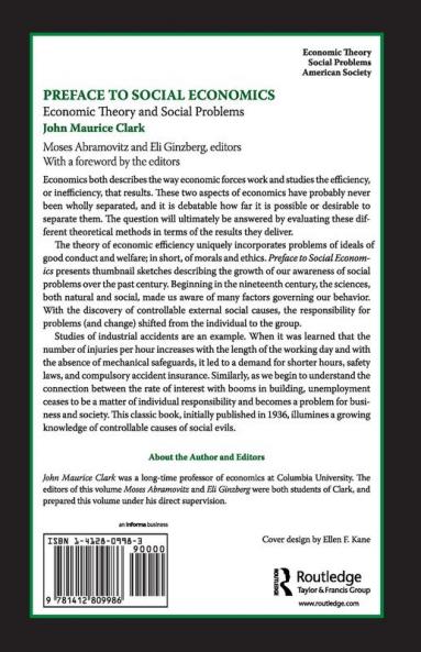 Preface to Social Economics