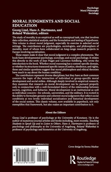 Moral Judgments and Social Education