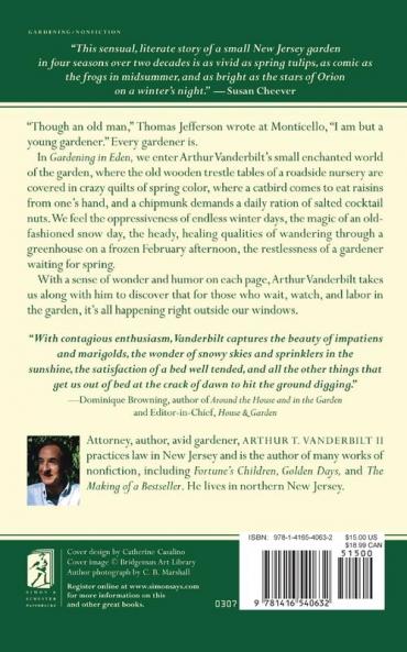 Gardening in Eden: Seasons in a Suburban Garden