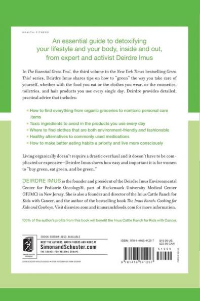 The Essential Green You: Easy Ways to Detox Your Diet Your Body and Your Life: 03 (Green This!)