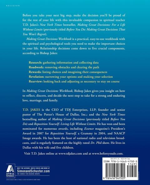 Making Great Decisions Workbook: For a Life Without Limits