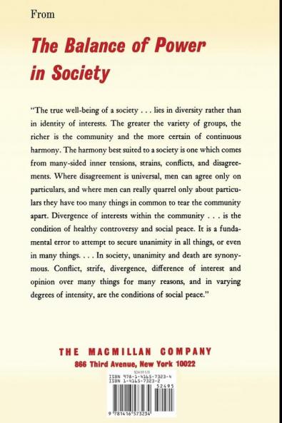The Balance of Power in Society