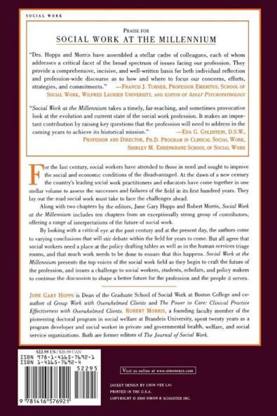 Social Work At The Millennium: Critical Reflections on the Future of the Profession