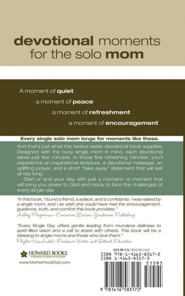 Every Single Day: Devotional Moments for the Solo Mom (Motherhood Club)