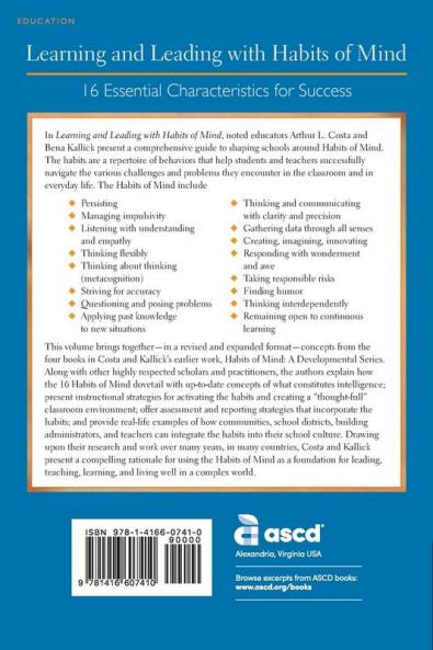 Learning and Leading with Habits of Mind