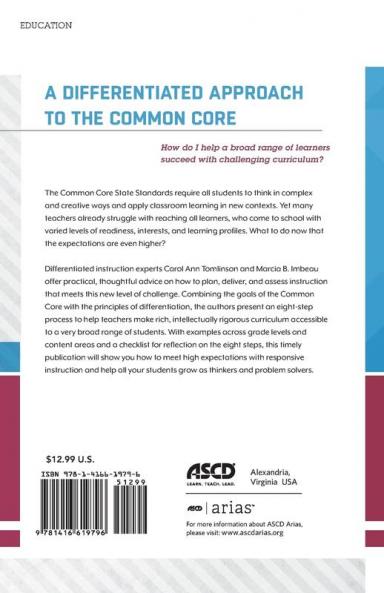 A Differentiated Approach to the Common Core: How Do I Help a Broad Range of Learners Succeed With a Challenging Curriculum? (ASCD Arias)