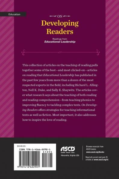 On Developing Readers