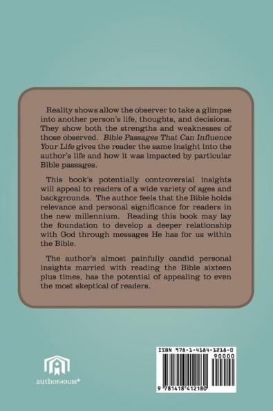 Bible Passages That Can Influence Your Life