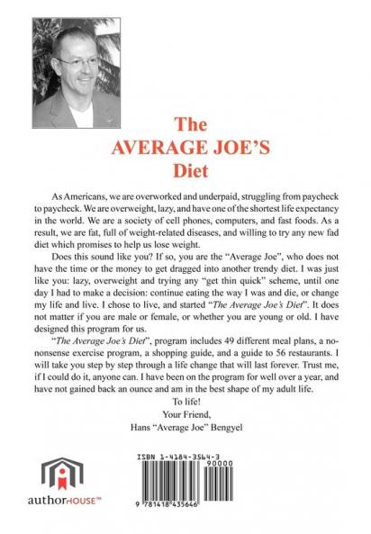 THE AVERAGE JOE'S DIET