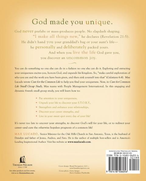 Cure for the Common Life Small Group Study