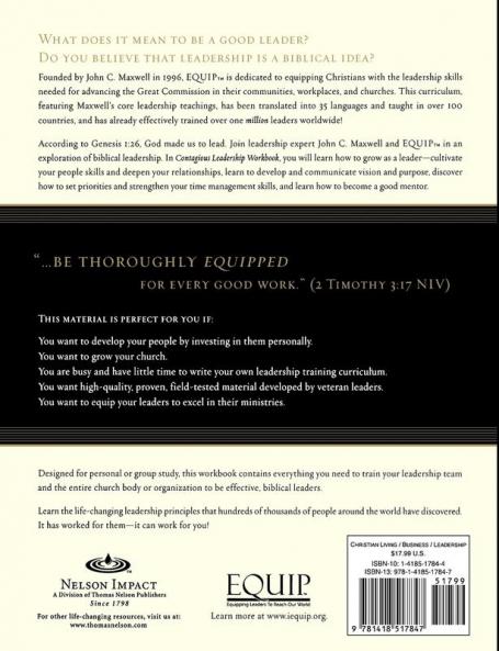 Contagious Leadership Workbook