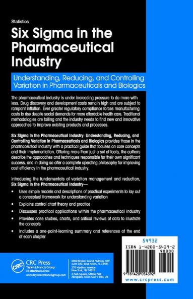 Six Sigma in the Pharmaceutical Industry