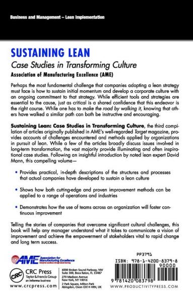 Sustaining Lean