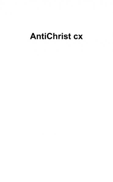 AntiChrist cx