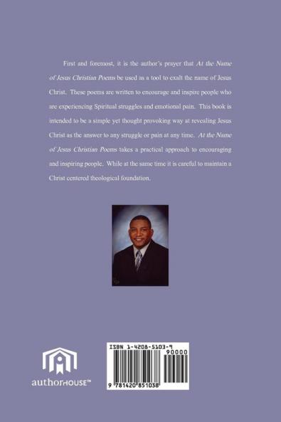 At the Name of Jesus Christian Poems