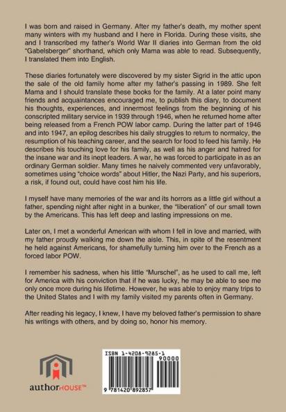 WWII Diary of a German Soldier