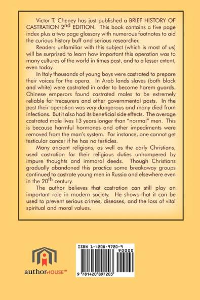 A Brief History Of Castration