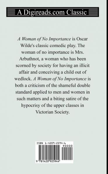 A Woman of No Importance