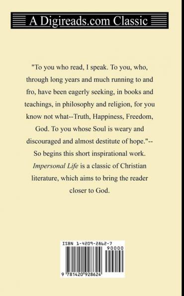 Impersonal Life
