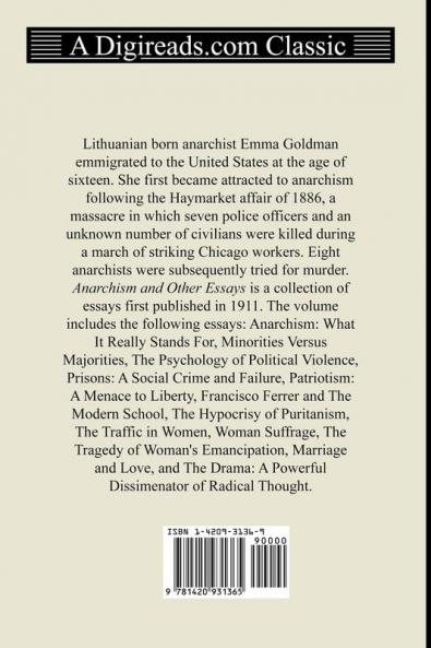 Anarchism and Other Essays