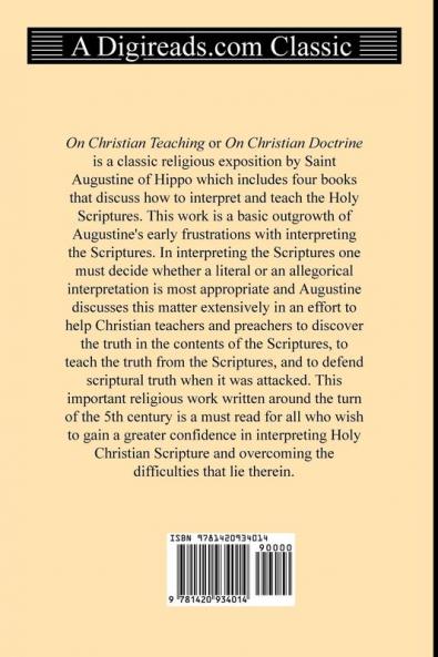 On Christian Teaching (On Christian Doctrine)