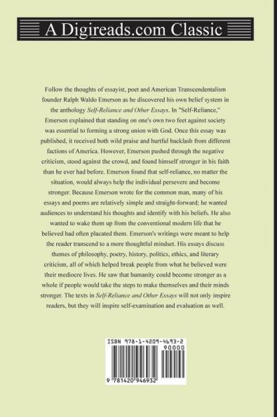 Self-Reliance and Other Essays