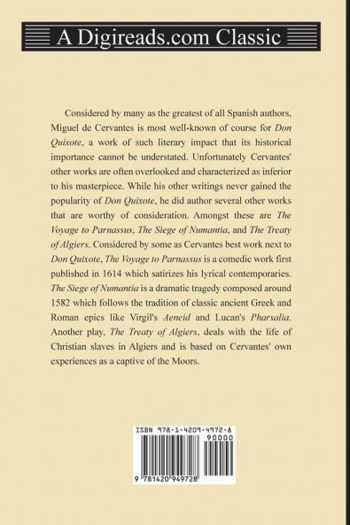 The Voyage to Parnassus the Siege of Numantia and the Treaty of Algiers
