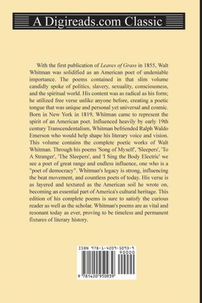 The Complete Poems of Walt Whitman