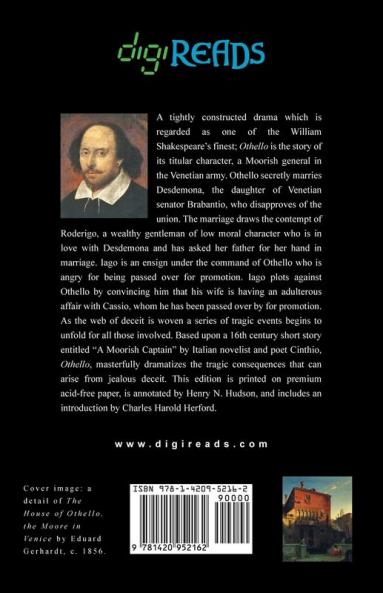 Othello (Annotated by Henry N. Hudson with an Introduction by Charles Harold Herford)
