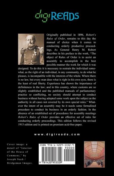 Robert's Rules of Order (Revised for Deliberative Assemblies)