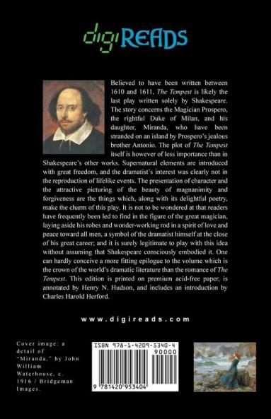 The Tempest (Annotated by Henry N. Hudson with an Introduction by Charles Harold Herford)