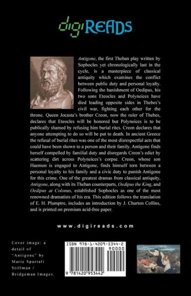 Antigone (Translated by E. H. Plumptre with an Introduction by J. Churton Collins)