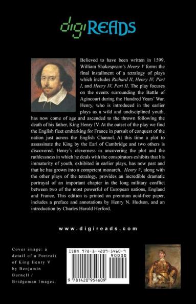 Henry V (Annotated by Henry N. Hudson with an Introduction by Charles Harold Herford)