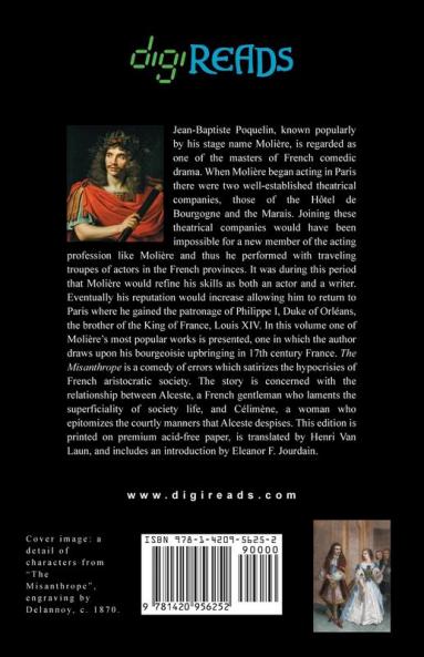 The Misanthrope (Translated by Henri Van Laun with an Introduction by Eleanor F. Jourdain)