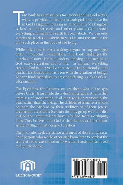 Facts of Intelligent Design of Creation and Facts I Am Being Radio-Waved