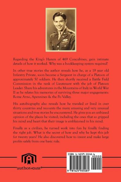 Arab King's 469 Concubines and Other True Stories: Autobigraphy