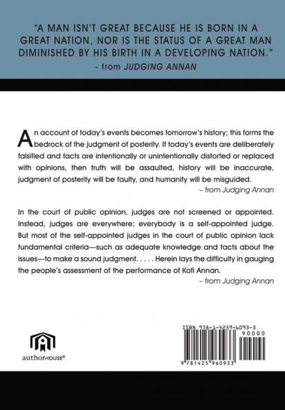 Judging Annan