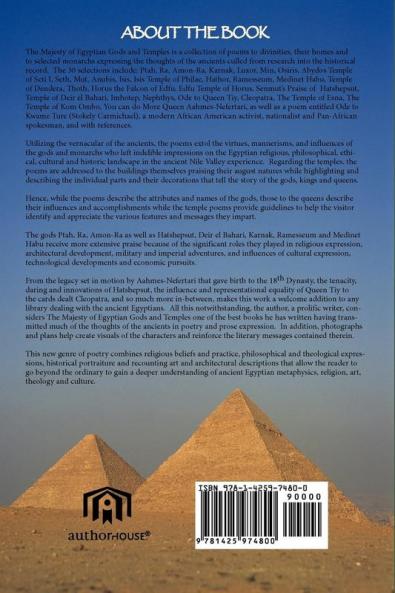 The Majesty of Egyptian Gods and Temples: A Book of Egyptian Poems