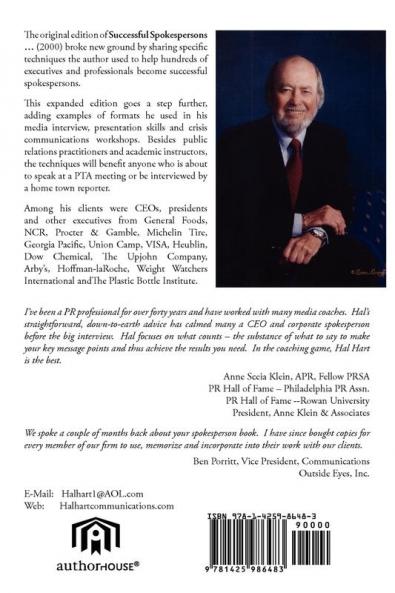 Successful Spokespersons Are Made Not Born: Expanded Edition Has Teaching Guides