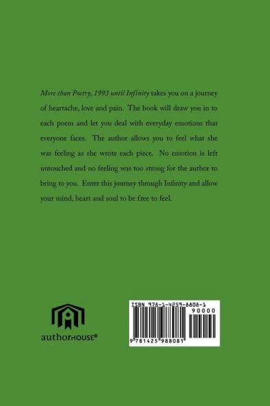 More Than Poetry 1993 until Infinity