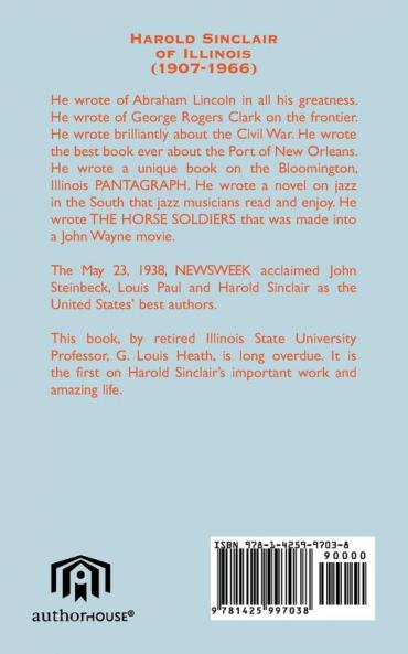 Harold Sinclair of Illinois: Letters Biography