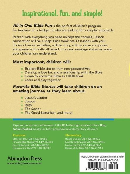 Favorite Bible Stories for Elementary Children