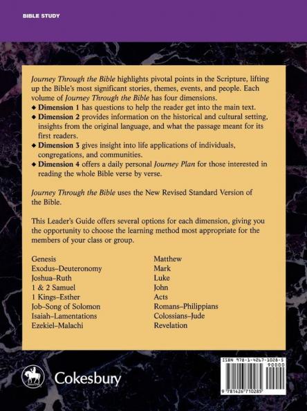 Journey Through the Bible Volume 15 Colossians-Jude Leader's Guide