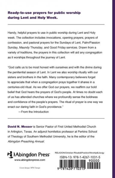 Prayers for Lent and Holy Week