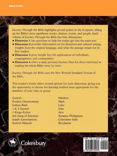 Journey through the Bible Volume 10 Mark Leader's Guide