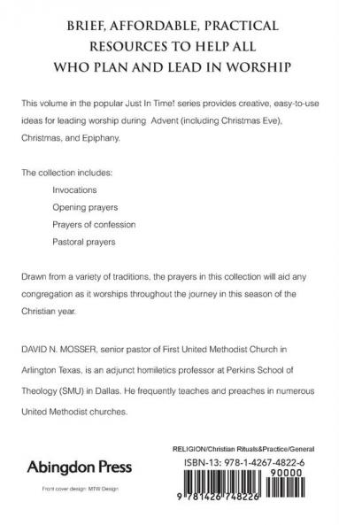 Just in Time! Prayers for Advent and Christmas